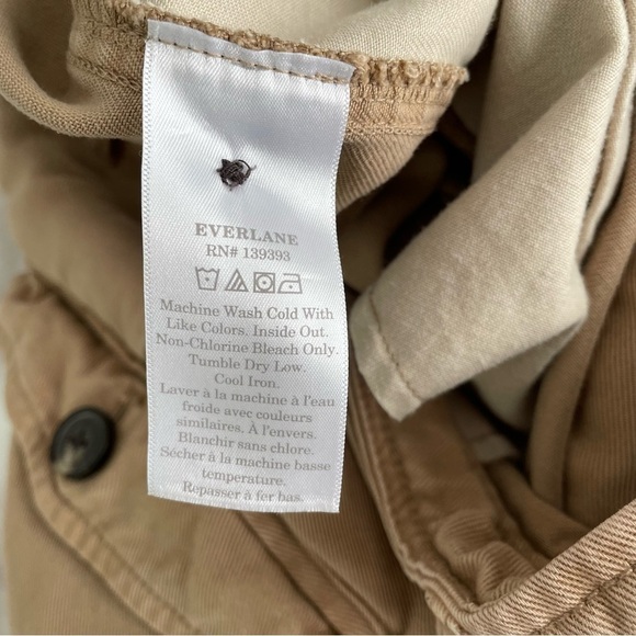 Everlane Sz 16 The TENCEL™ Relaxed Chino Tan Plus casual summer tapered - Picture 4 of 8